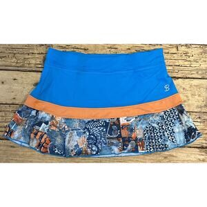 Sofibella Women’s Size S Blue Skirt Flower Print NWOT